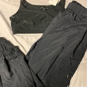 Fashion nova Crop top and joggers set
